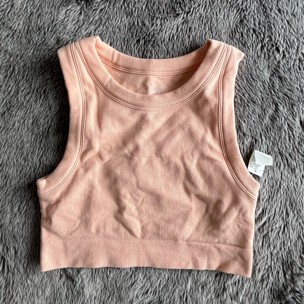 NWT Aerie Women's Pink Cropped Tank